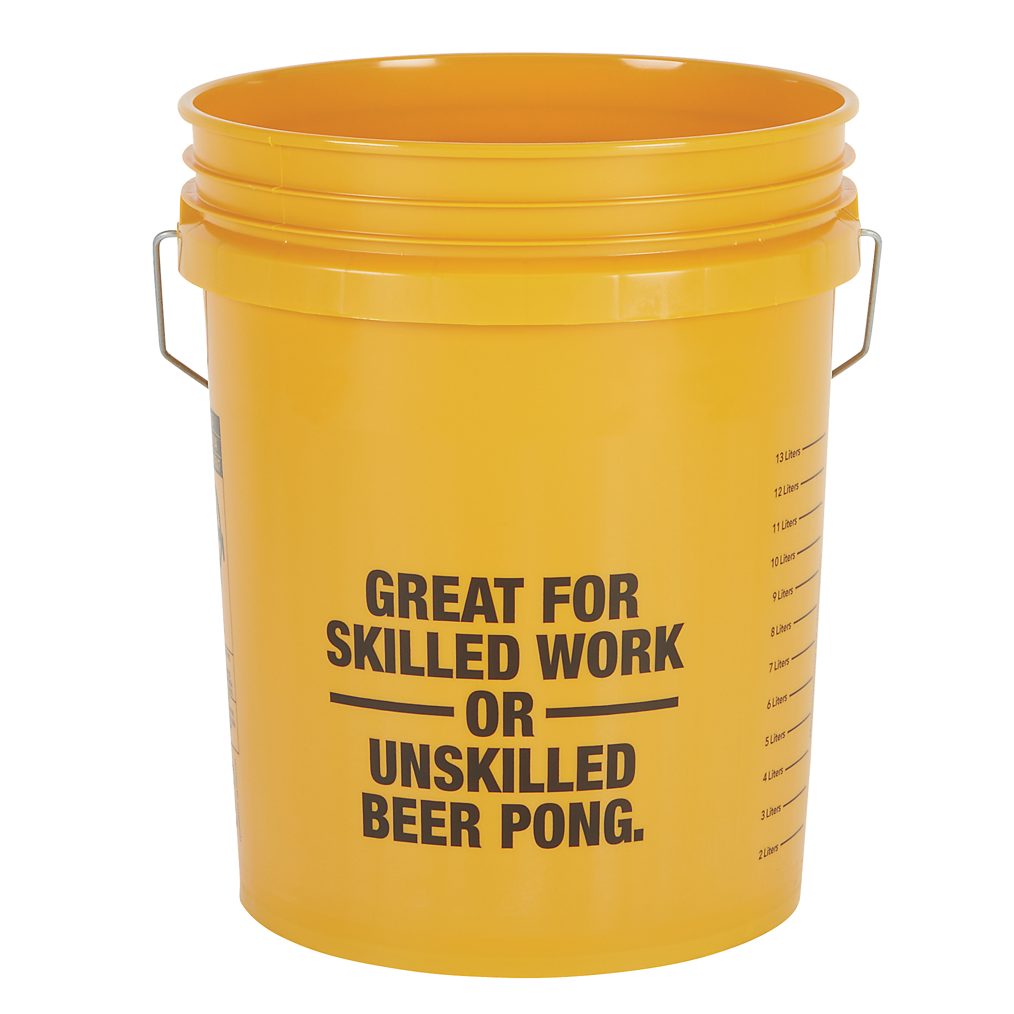 Northern Tool + Equipment 5-Gallon Plastic Bucket, "Great for Skilled Work or Unskilled Beer Pong"